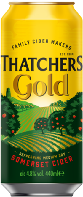 Thatchers Gold Cider 4.8% - 50 cl Dose