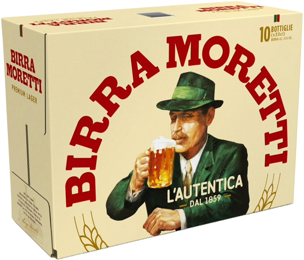 Birra Moretti Lager 10er Tray