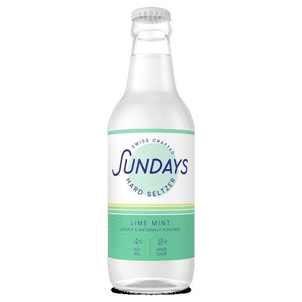 Sundays Hard Seltzer Lime Mint 4% - 24 x 33 cl