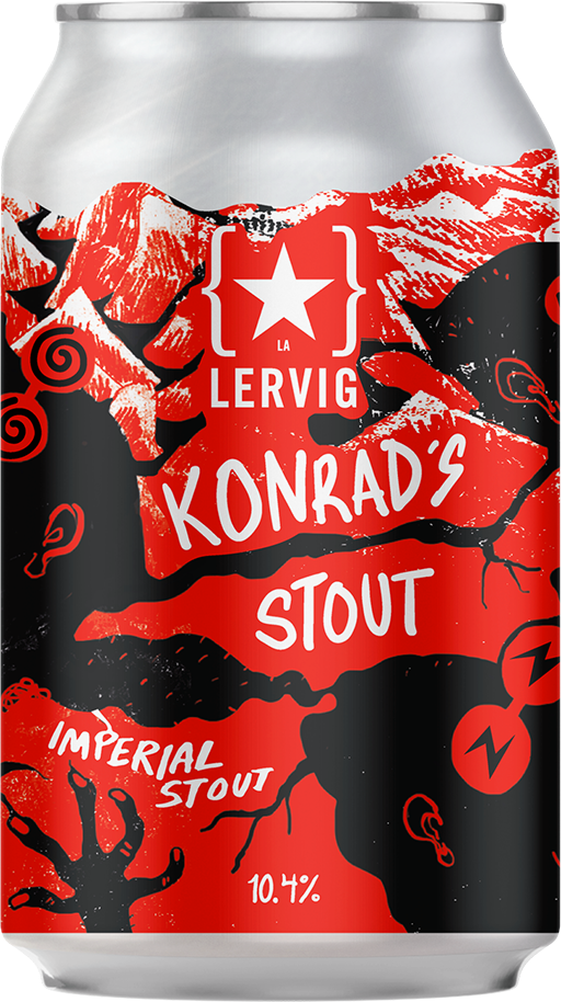 Lervig Konrad's Stout 10.4% - 24 x 33 cl Dose