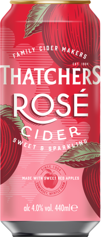 Thatchers Rosé Cider 4% - 44 cl Dose