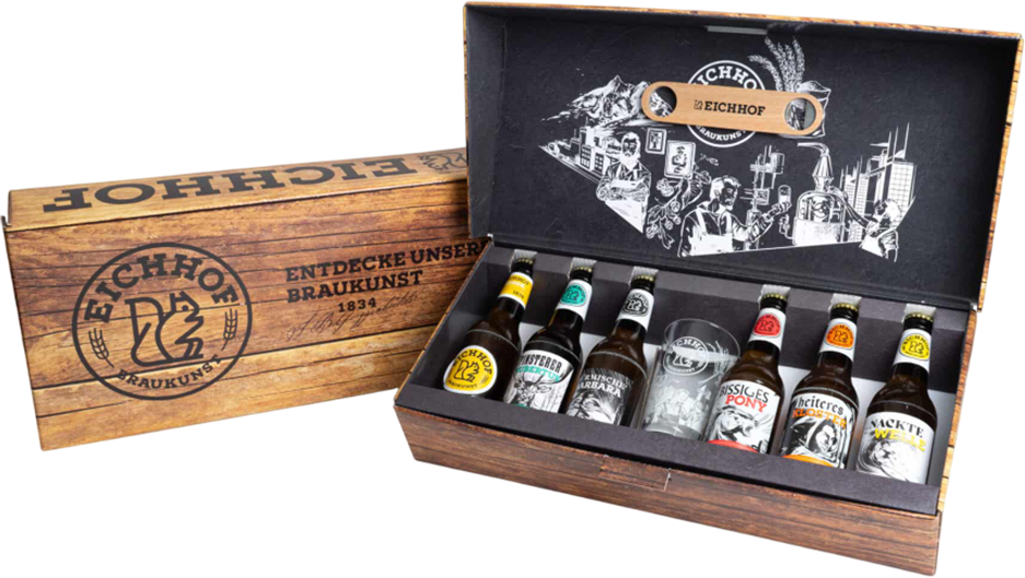 Eichhof Geschenkbox mit 6 Bieren