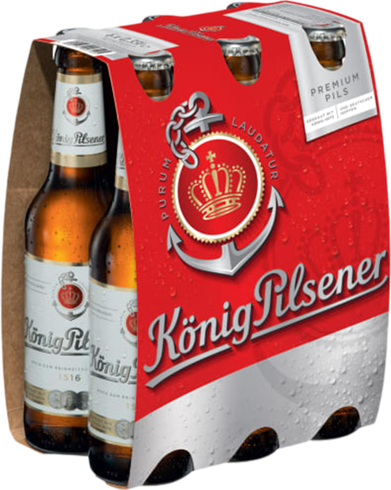 Knig Pilsener 6er Tray 33 cl