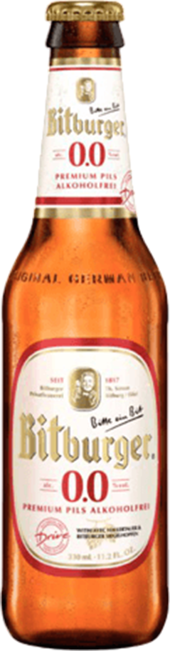 Bitburger Pils Drive Alkoholfrei - 24 x 33 cl