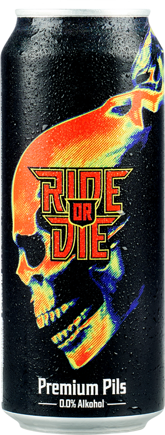 Ride Or Die Premium Pils Alkoholfrei - 50 cl Dose