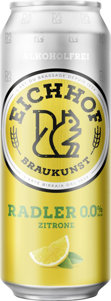 Eichhof Radler Zitrone Alkoholfrei - 24 x 50 cl Dose