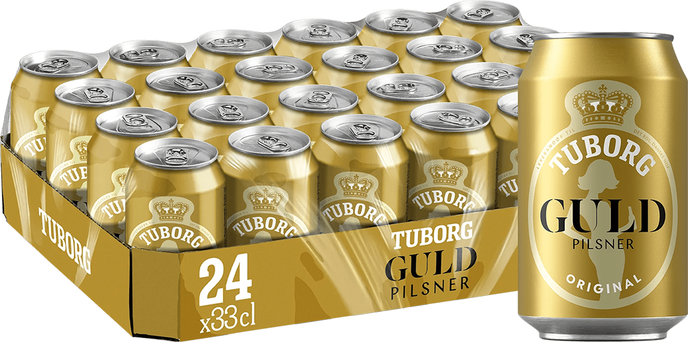 Tuborg Gold Pilsner 24er Tray 33 cl Dose