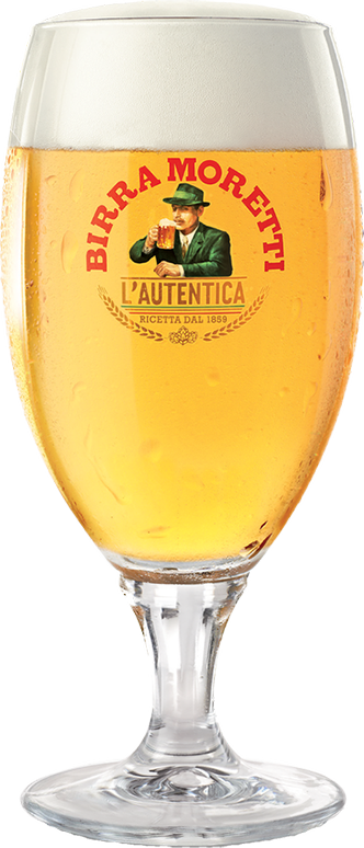 Birra Moretti Starter Kit Glas