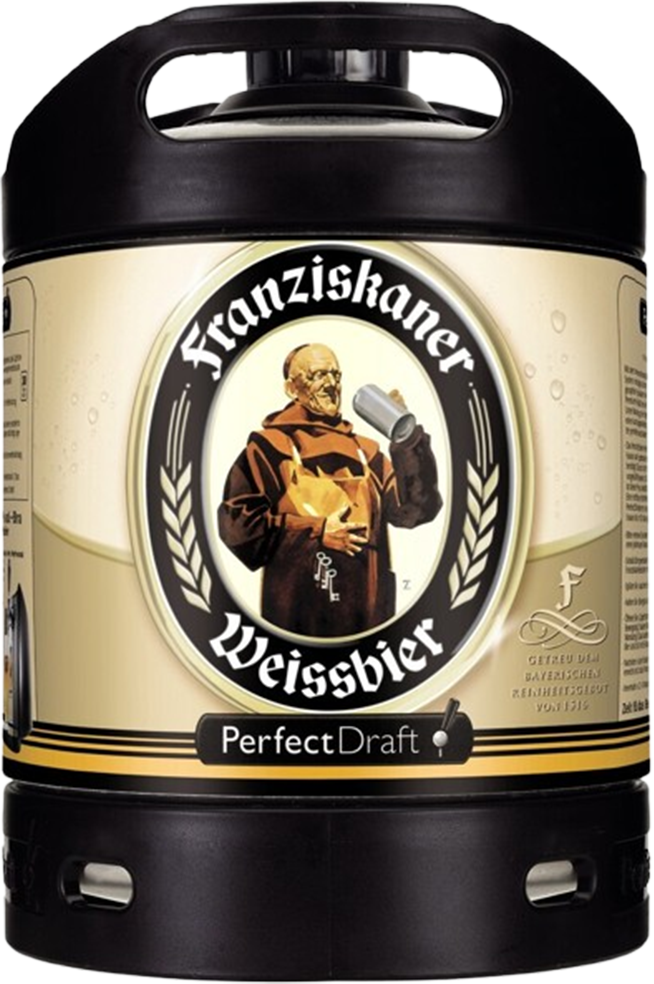 Franziskaner Weissbier Perfect Draft 5% - 6 Liter Fass