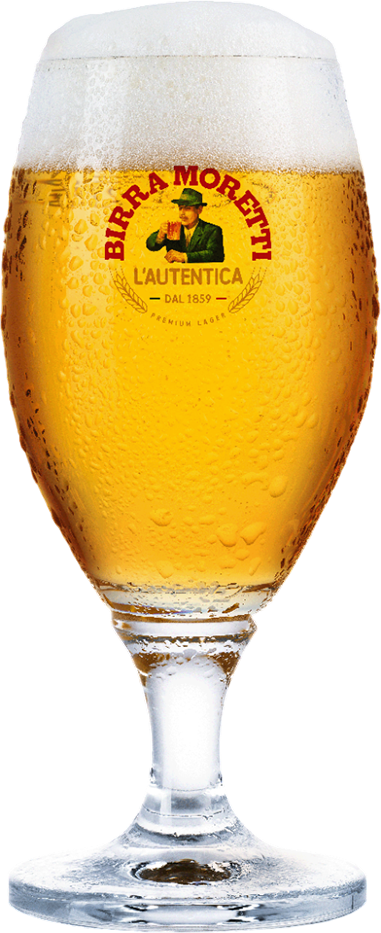 Birra Moretti Pokal Glas - 6 x 20 cl