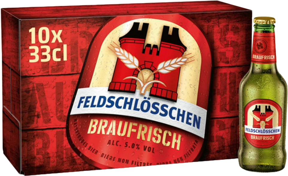 Feldschlsschen Braufrisch 10er Tray 33 cl