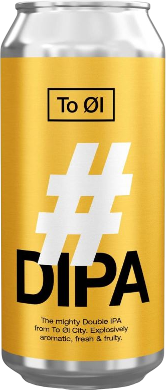 To Øl #DIPA 8.7% - 44 cl Dose