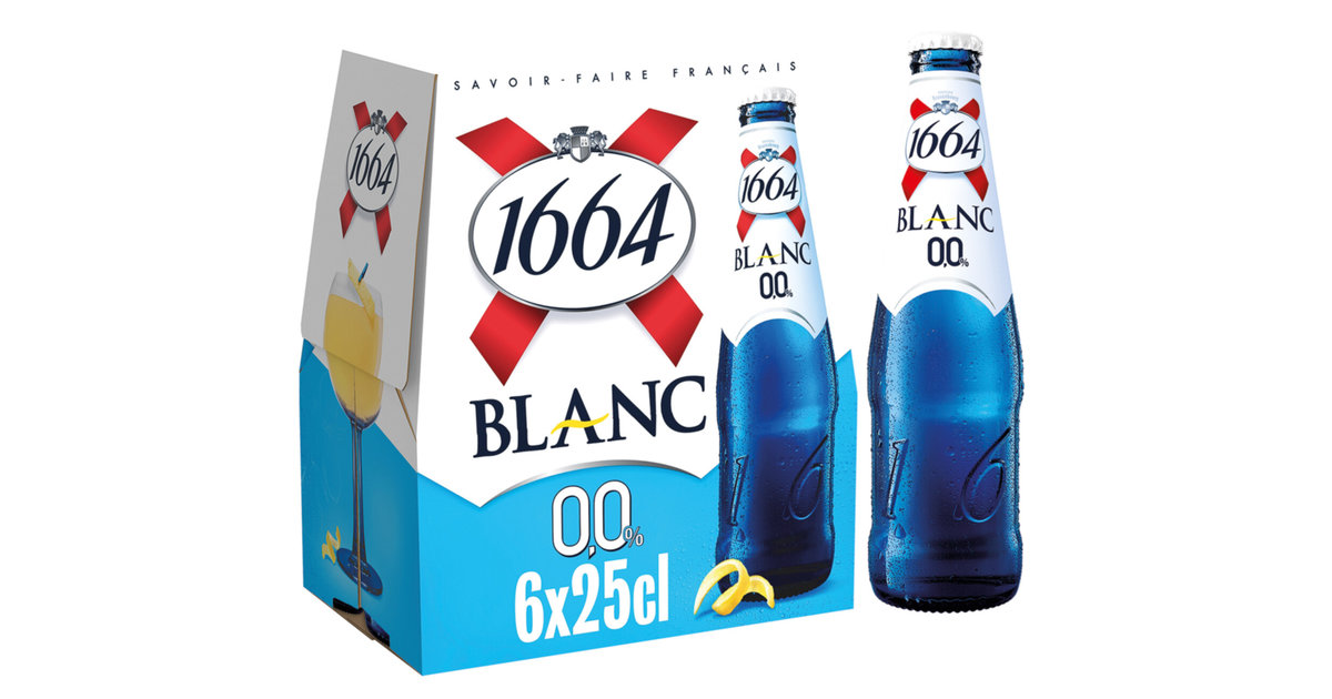 Kronenbourg 1664 Blanc Alkoholfrei 25 cl 6er Tray