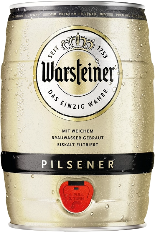 Warsteiner Premium Partyfass 4.8% - 5 Liter