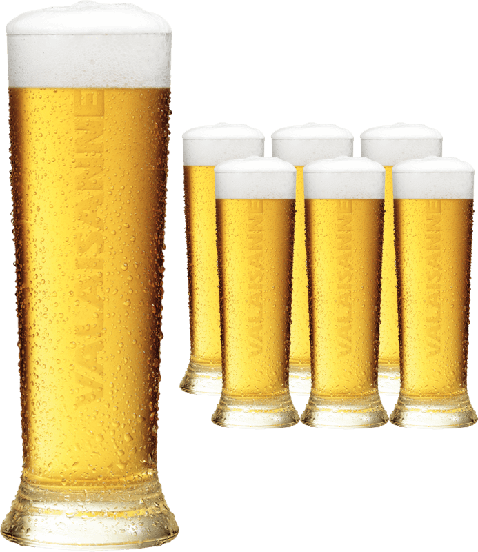 Valaisanne Reliefglas - 6 x 30 cl