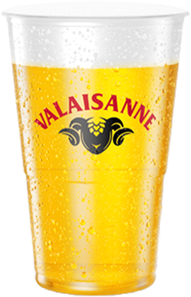 Valaisanne Plastikbecher - 50 x 30 cl