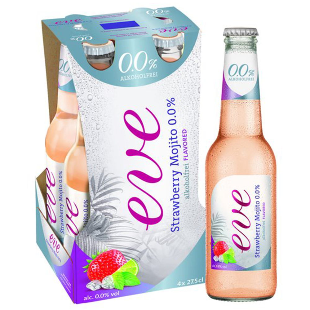 Eve Strawberry Mojito Alkoholfrei 4er Tray