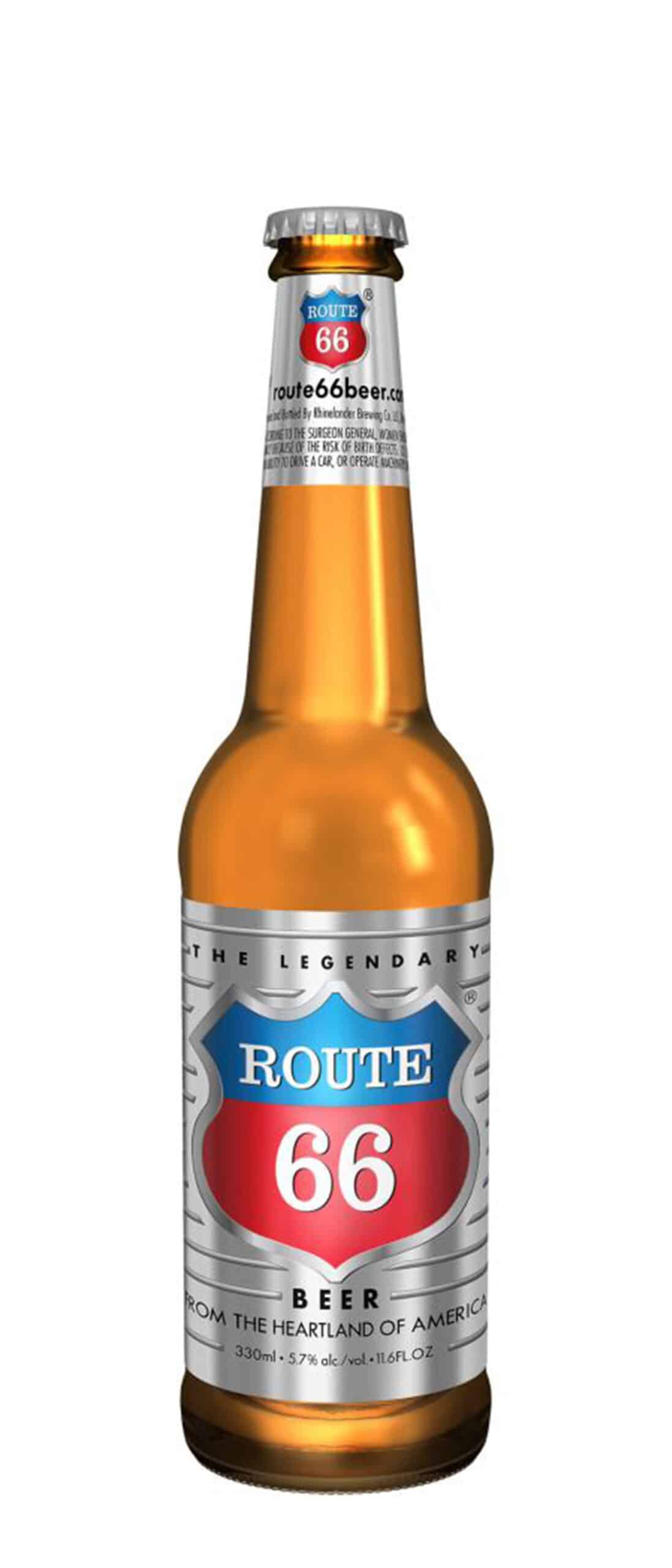 Rhinelander Brewing Route 66 5,7% Vol. 24 x 33 cl Amerika