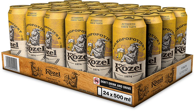 Kozel Premium Lager 24er Tray