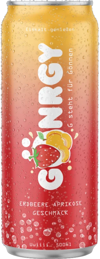 Gönrgy Erdbeere Aprikose ZERO - 50 cl Dose