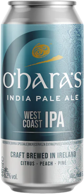 O'Hara's West Coast IPA 6.2% - 24 x 44 cl Dose