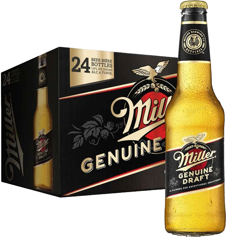 Miller Genuine Draft 24er Tray Flasche
