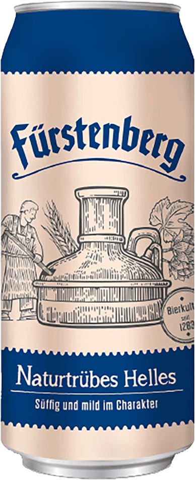 Fürstenberg Hell Naturtrüb 4.9% - 24 x 50 cl Dose