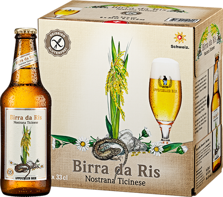 Appenzeller Birra da Ris Glutenfrei 6 x 33 cl
