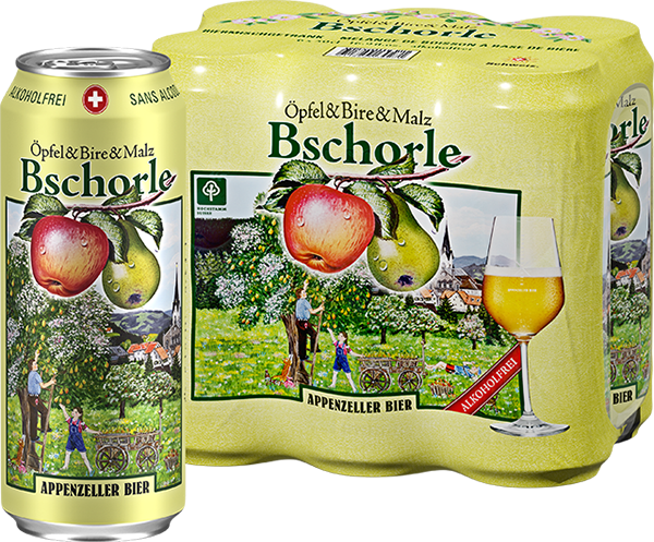 Appenzeller Bschorle Alkoholfrei 6 x 50 cl Dose