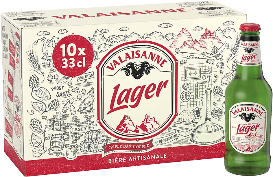 Valaisanne Lager 10er Tray