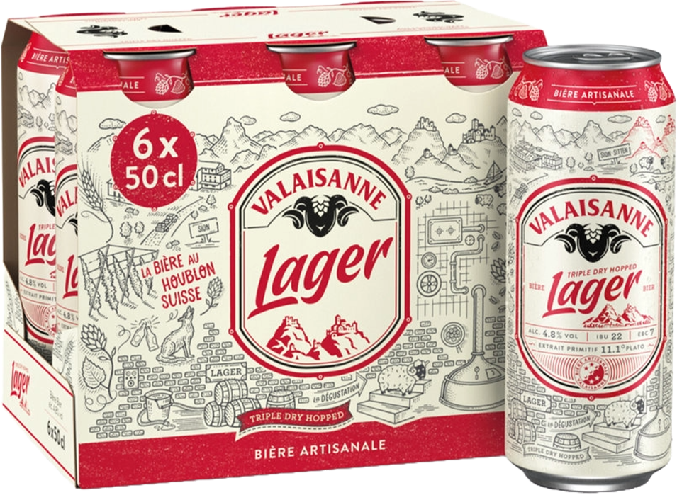 Valaisanne Lager 6er Tray Dose
