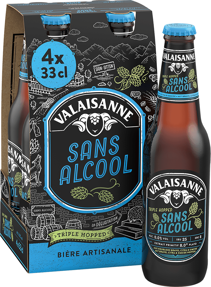 Valaisanne Alkoholfrei 4er Tray 33 cl