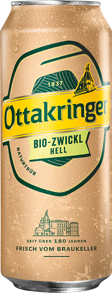 Ottakringer Zwickl Hell 5.2% - 24 x 50 cl Dose