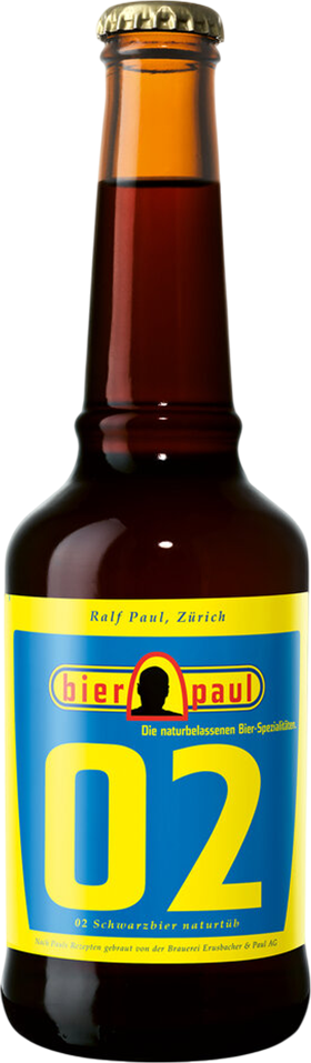 Bier Paul 02 Schwarzbier Naturtrüb 5% - 20 x 33 cl MW