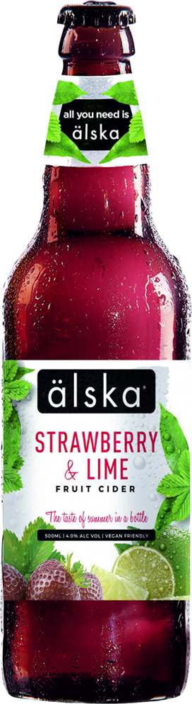 Älska Strawberry Lime Cider 3.4% - 50 cl