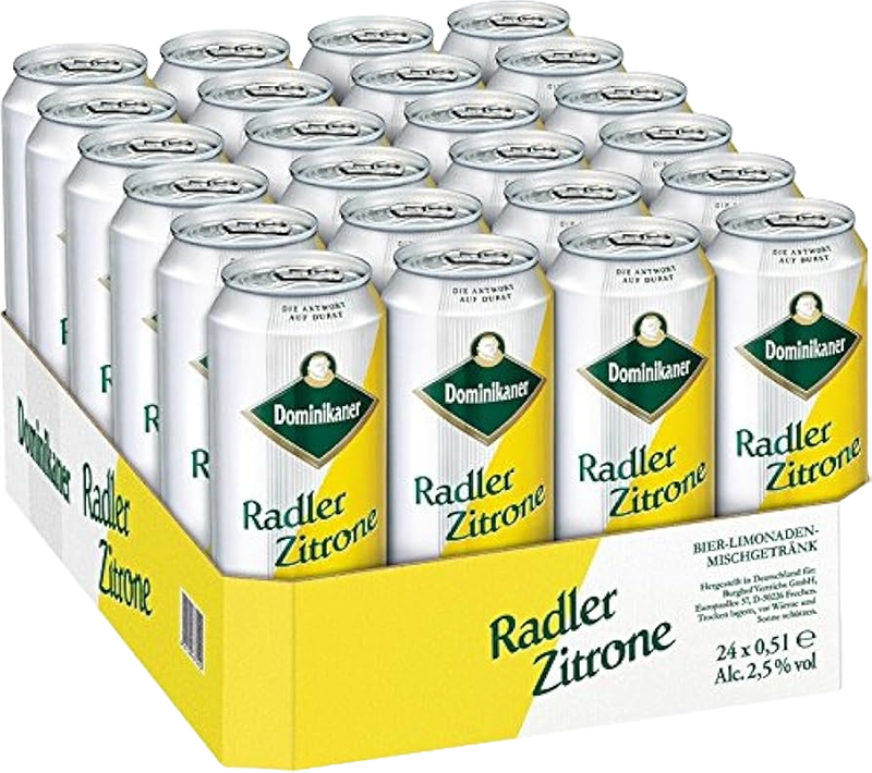 Dominikaner Radler Naturtrb 24er Tray