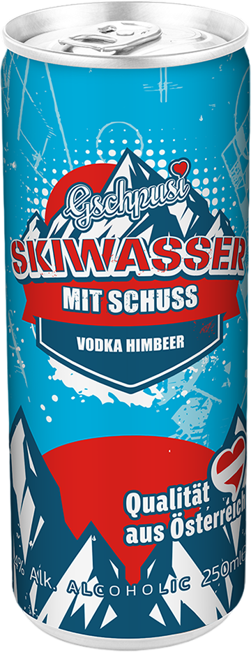 Skiwasser 4% - 12 x 25 cl Dose