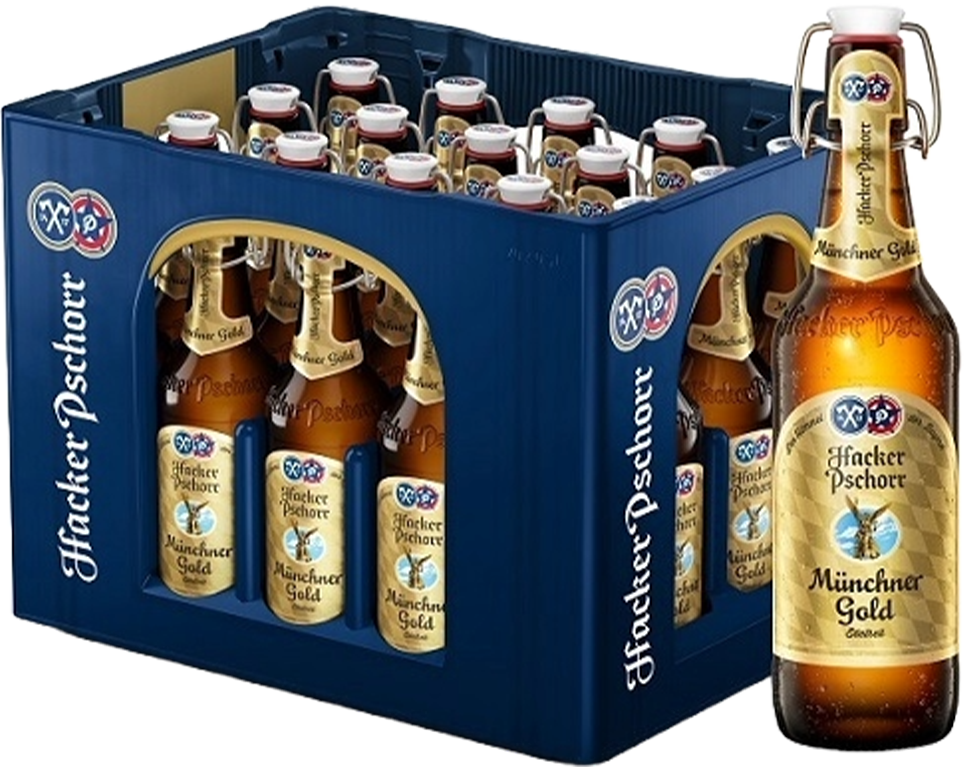Hacker Pschorr Mnchner Gold 20er Harasse