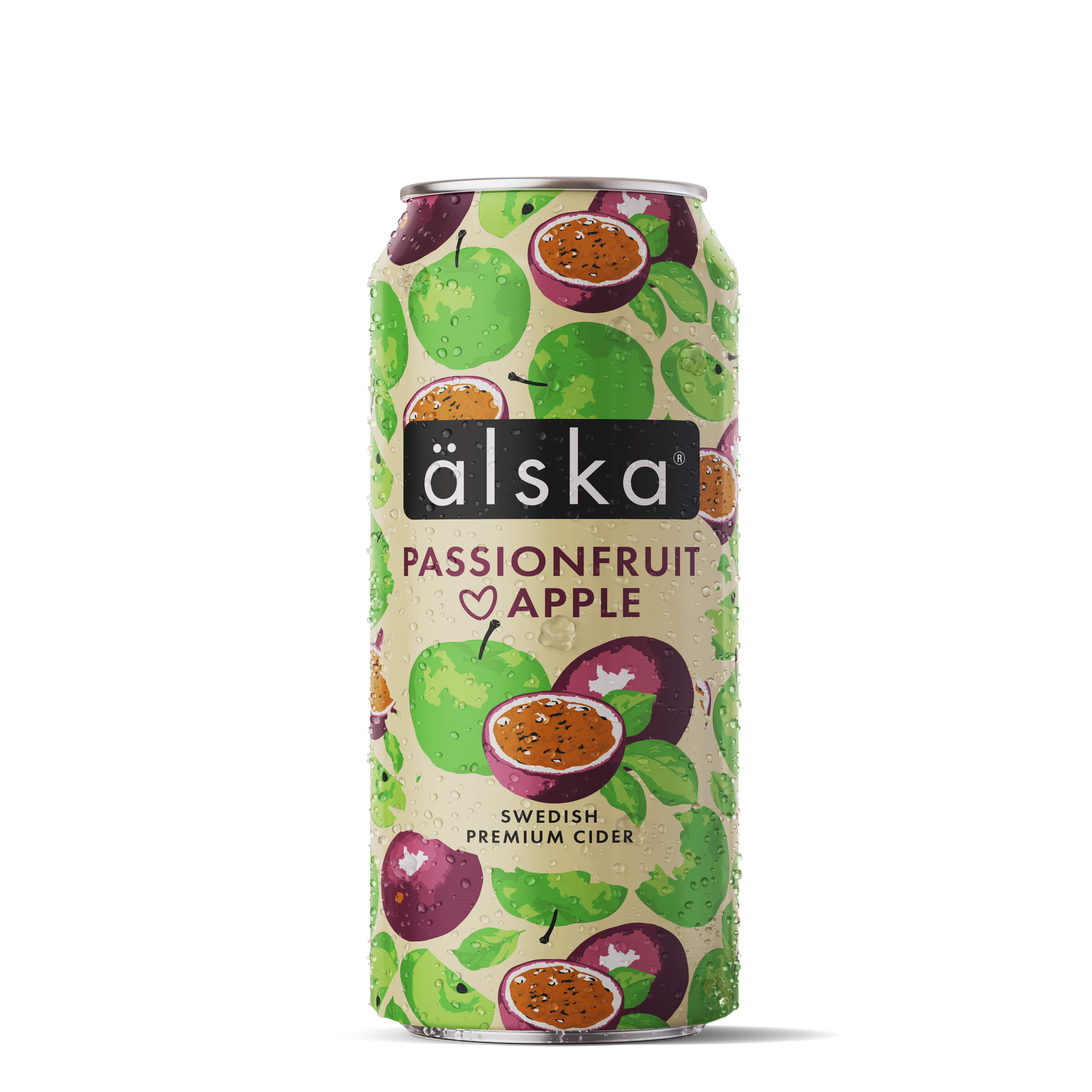 Älska Passionsfrucht und Apfel 4% - 24 x 44 cl Dose