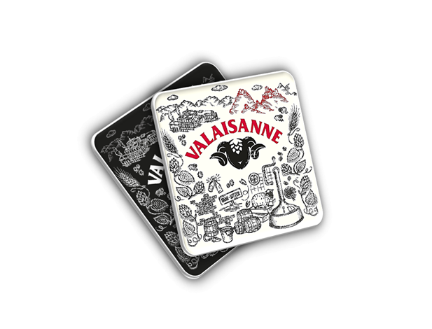 Valaisanne Bierdeckel 100 Stück