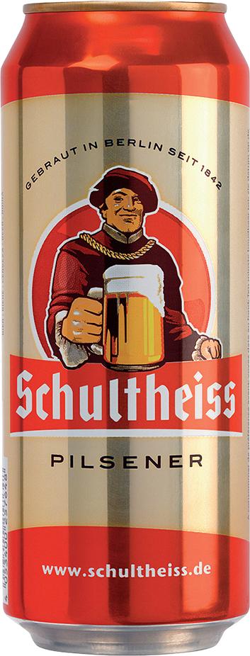 Schultheiss Pilsener 5% - 24 x 50 cl Dose