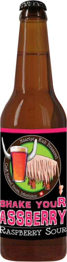 Haarige Kuh shake youR assberry 4.8% - 24 x 33 cl