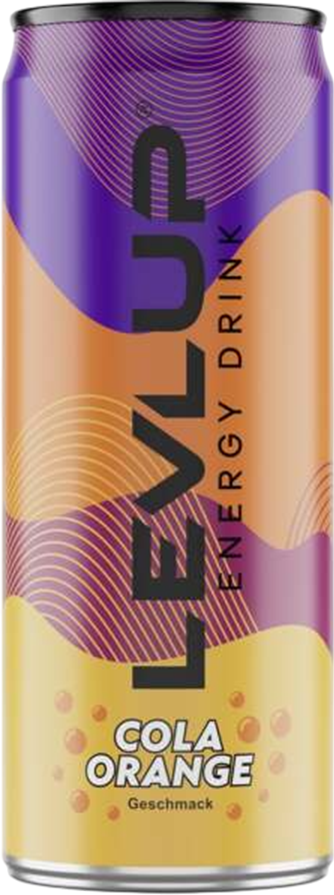 LevlUp Cola Orange - 33 cl Dose
