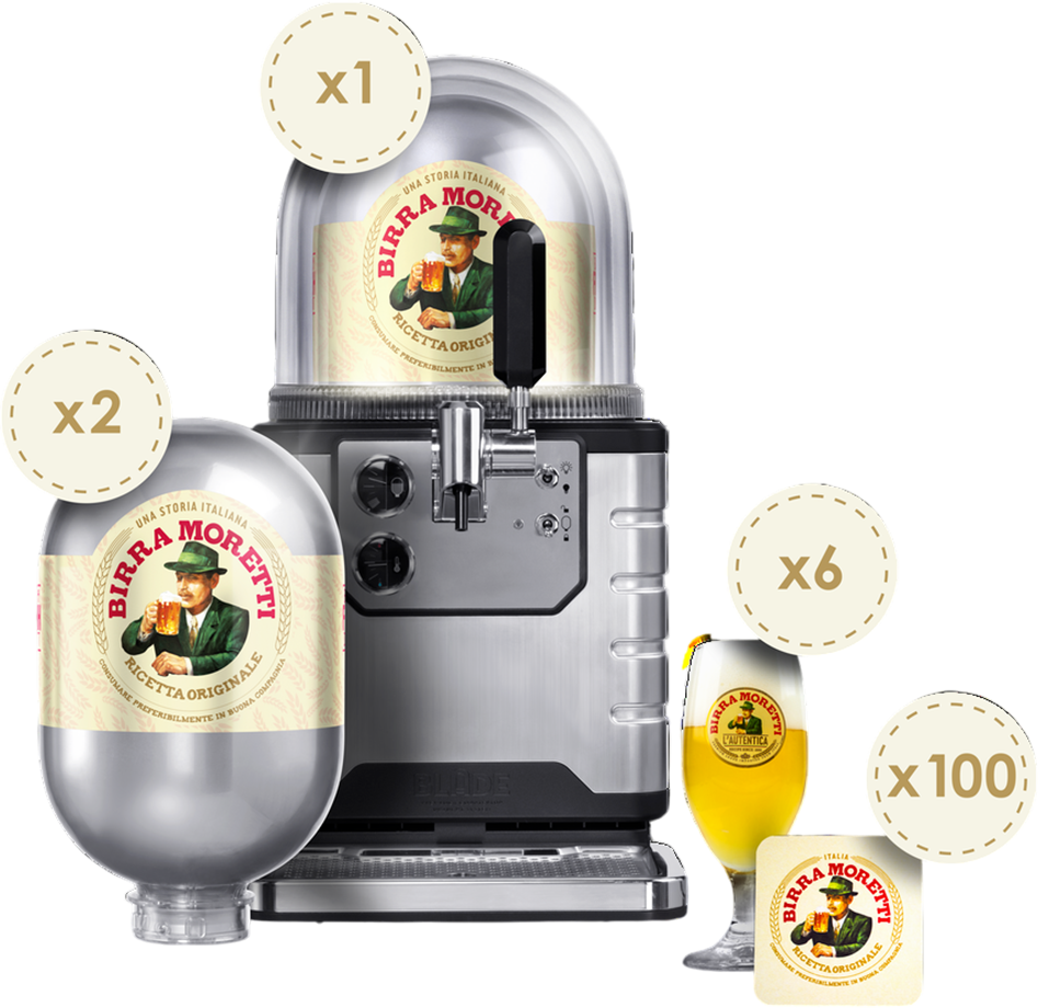 Birra Moretti Blade Starter Kit