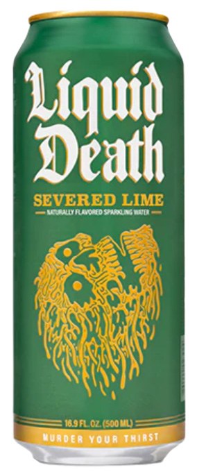 Liquid Death Lime Sparkling Water 24 x 35,5 cl Dose