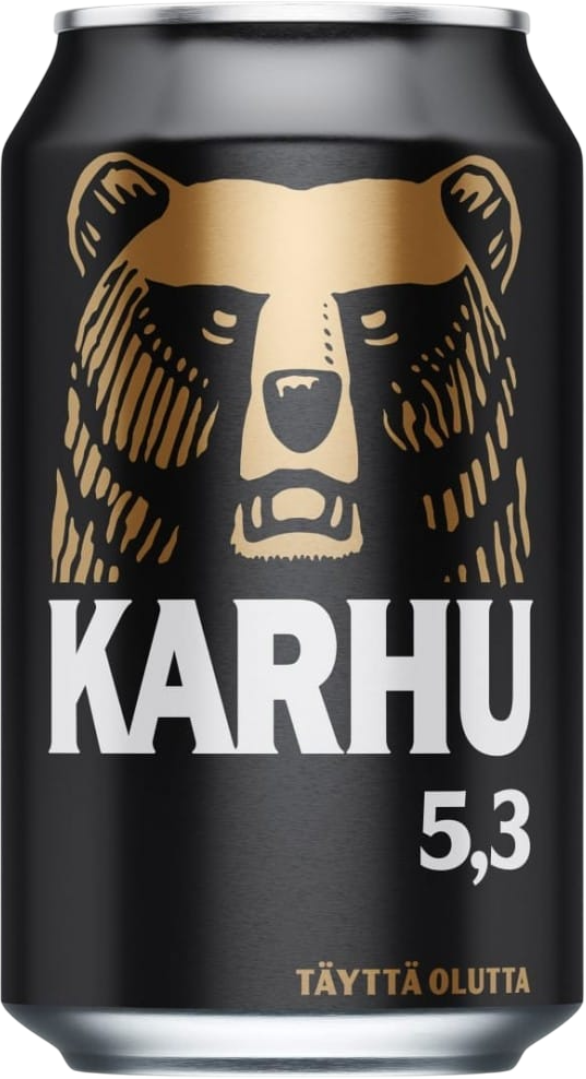 Karhu Bär Lager 5.3% - 24 x 33 cl Dose