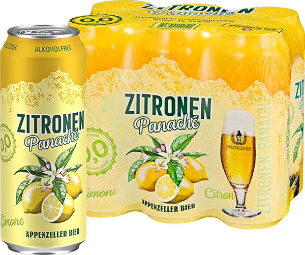 Appenzeller Zitronen Panach Alkoholfrei 6er Tray