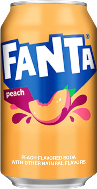 Fanta Peach USA - 35.5 cl Dose