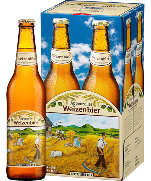 Appenzeller Weizen Alkoholfrei - 4 x 50 cl